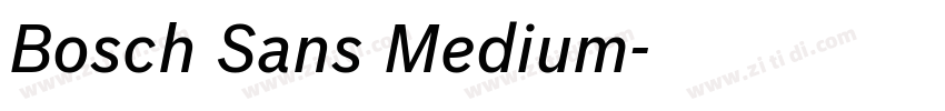 Bosch Sans Medium字体转换 Bosch Sans Medium字体转换